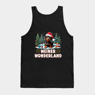 Weiner Wonderland - Funny Dog Christmas Tank Top